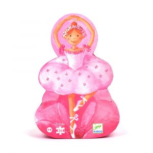 SILHOUETTE PUZZLE - The ballerina with the flower 36 pcs