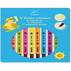 PENS & MARKERS - 10 brush-tip felt pens
- pop colours