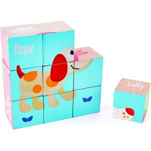 Puzzle a blocchi Pepe e i suoi amici 