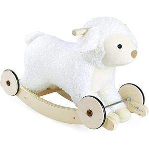 2 in 1 plush rocking sheep 