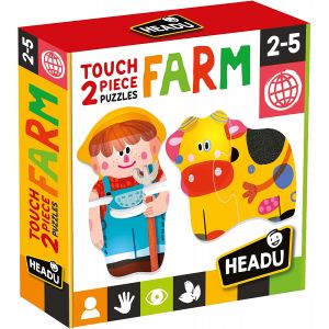 Touch 2 pieces Puzzles Farm - Headu