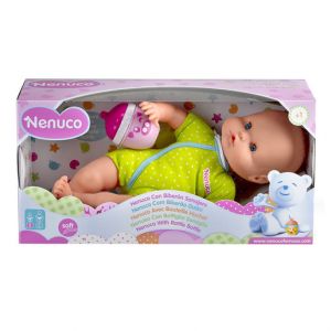 Nenuco with Rattle Bottle - PINK
