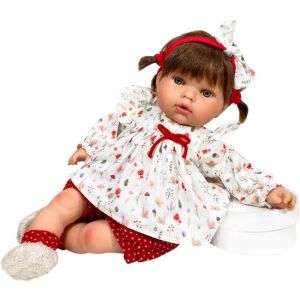 Bambola Tita con vestitino bianco
