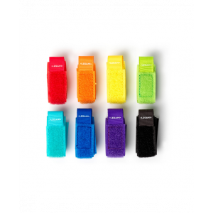 set di 8 fascette stringicavo