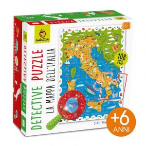 detective puzzle la mappa d'Italia 