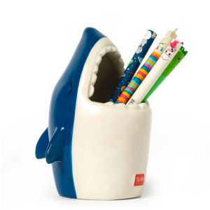 PORTAPENNE IN CERAMICA DESK FRIENDS SHARK - LEGAMI