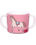 Melamine cup pony Hoppe Dot 