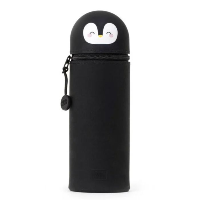 Astuccio 2 in 1 in Morbido Silicone Kawaii - Penguin 