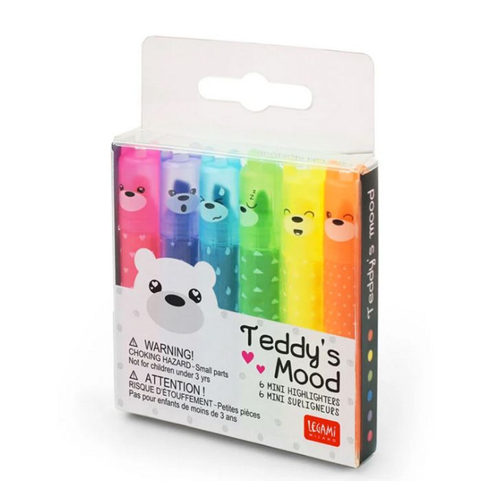 Teddy's mood mini evidenziatori - Legami 