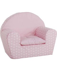 SILLON ROSA ESTRELLAS CON COJIN