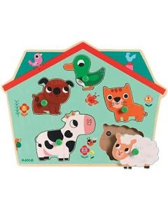 Sound puzzle - Ouaf woof - FSC 100% 