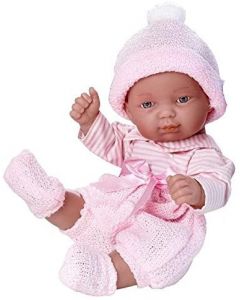 BAMBOLA VESTITO ROSA 25 CM
