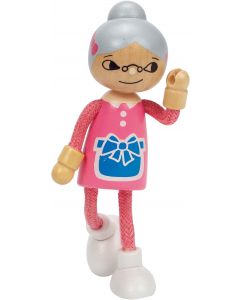 Bambola di legno Nonna 