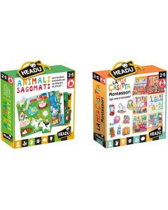 Gli Animali Sagomati & La Mia Casetta Montessori - Headu