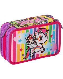 astuccio 3 zip tokidoki 