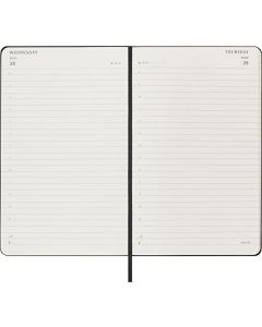 Agenda Moleskine 2023 nero GIORNALIERA 