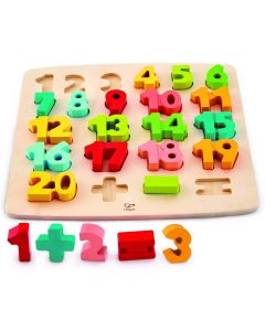 Puzzle della matematica dei numeri a pezzi grossi 