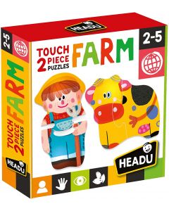Touch 2 pieces Puzzles Farm - Headu