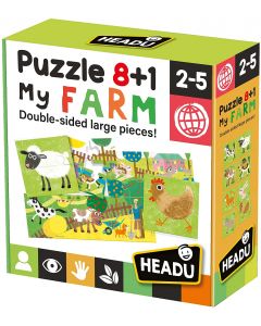 Puzzle 8+1 My Farm - Headu
