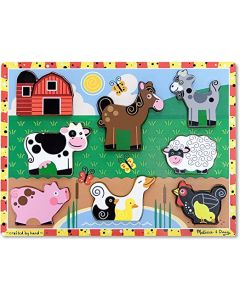 Puzzle legno fattoria 