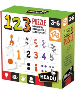 123 Puzzle Multicolore - Headu