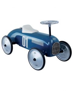 Vintage car blu 