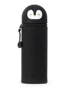 Astuccio 2 in 1 in Morbido Silicone Kawaii - Penguin