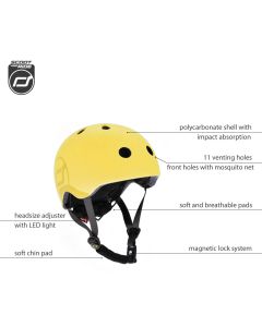 Scoot&Ride Casco Lemon  - Taglia S-M 