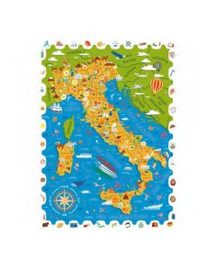 detective puzzle la mappa d'Italia 