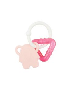 Sonaglietto in silicone rosa 
