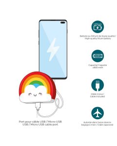 My super Power bank 4800 mAh - Rainbow 