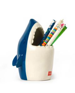PORTAPENNE IN CERAMICA DESK FRIENDS SHARK - LEGAMI
